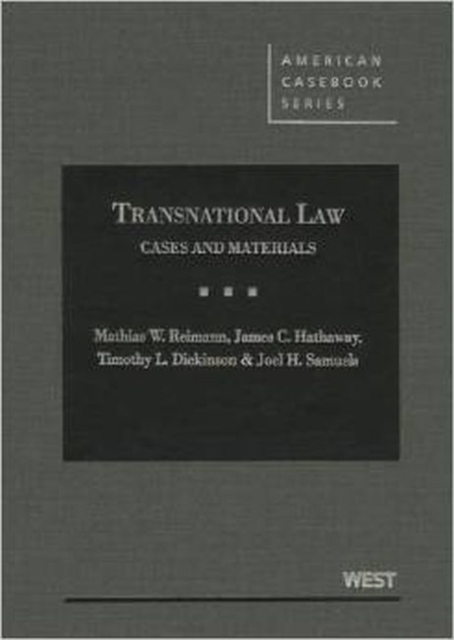 Transnational Law, Cases and Materials, Hardback Book