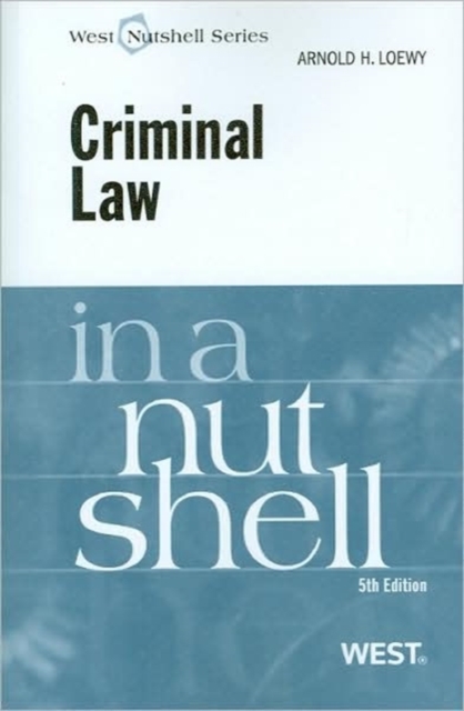 Criminal Law in a Nutshell, Paperback / softback Book
