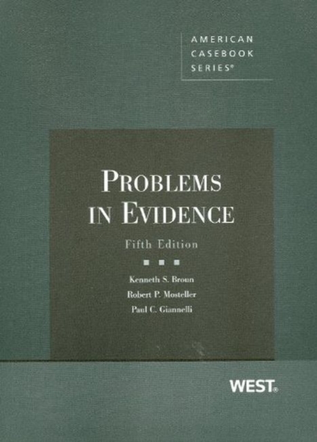 Problems in Evidence, Paperback / softback Book