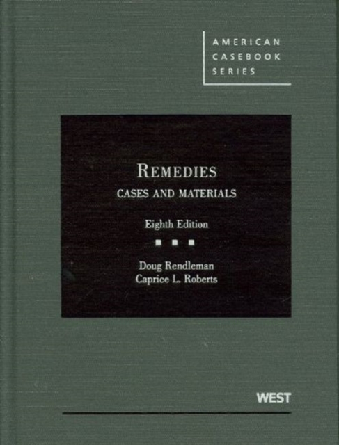 Remedies, Cases and Materials, Hardback Book