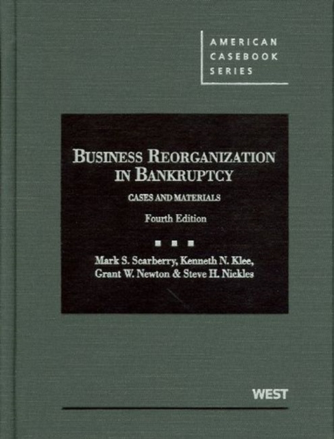 Business Reorganization in Bankruptcy, Hardback Book