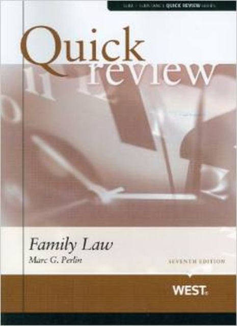 Sum and Substance Quick Review of Family Law, Paperback / softback Book