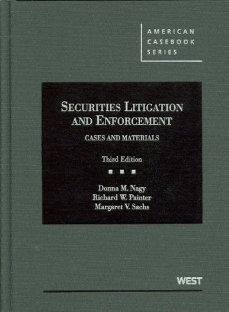 Securities Litigation and Enforcement, Hardback Book