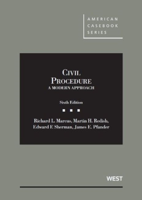 Civil Procedure, A Modern Approach, Hardback Book