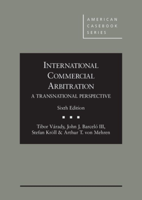 International Commercial Arbitration : A Transnational Perspective, Hardback Book