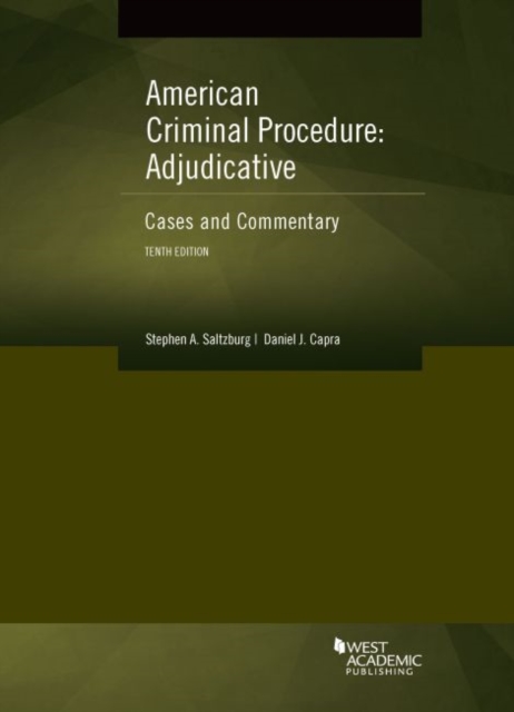 American Criminal Procedure, Adjudicative, Paperback / softback Book