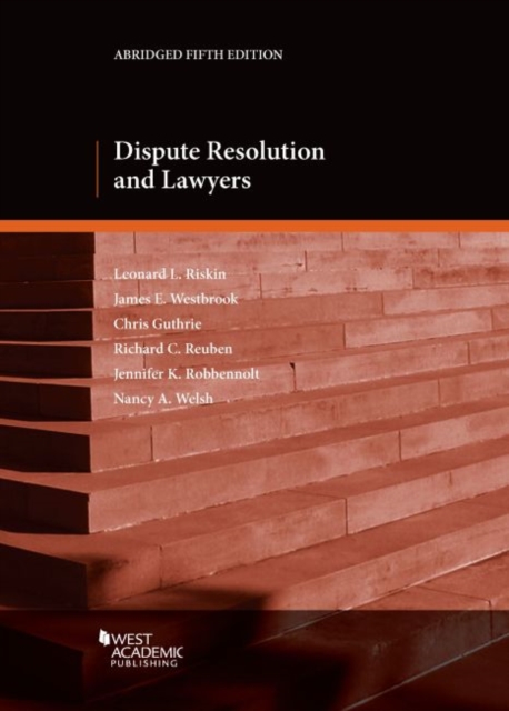 Dispute Resolution and Lawyers, Paperback / softback Book