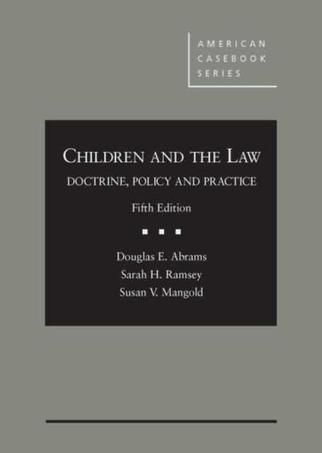 Children and The Law : Doctrine, Policy and Practice, 5th, Hardback Book