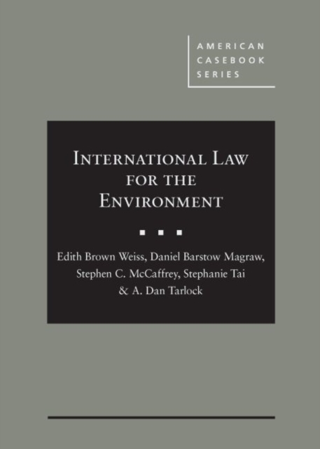 International Law for the Environment, Hardback Book
