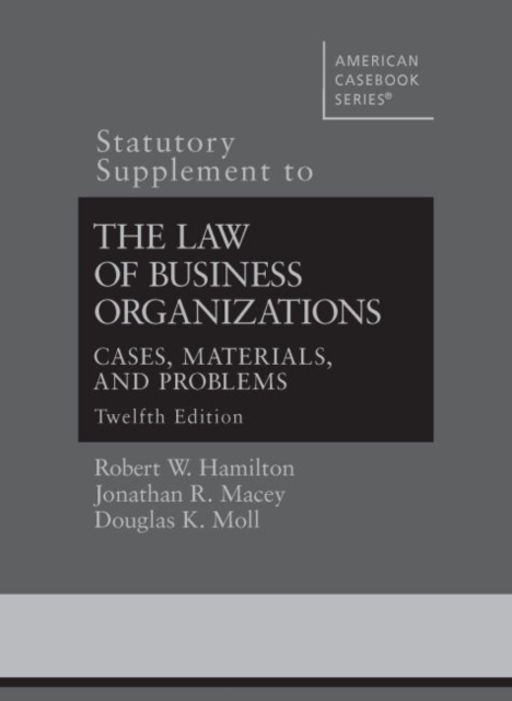 The Law of Business Organizations, Paperback / softback Book