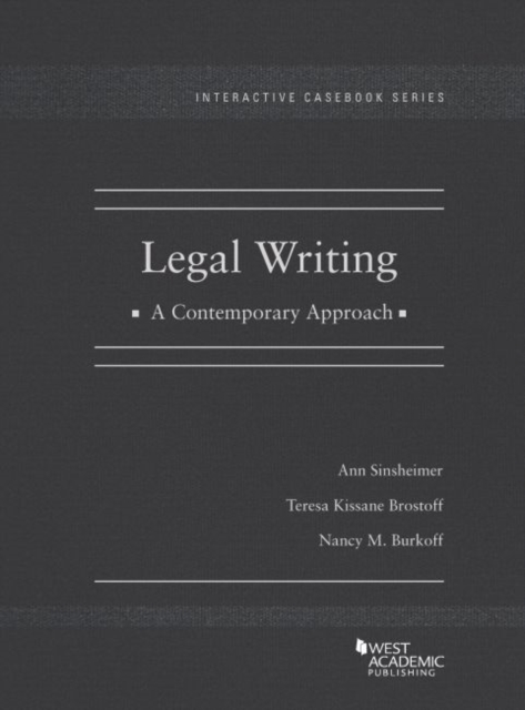 Legal Writing, A Contemporary Approach, Hardback Book