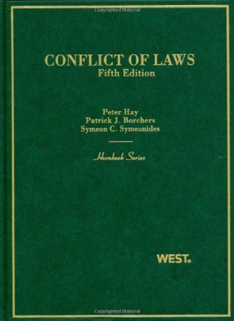 Conflict of Laws 5th ed (Hornbook Series), Paperback / softback Book