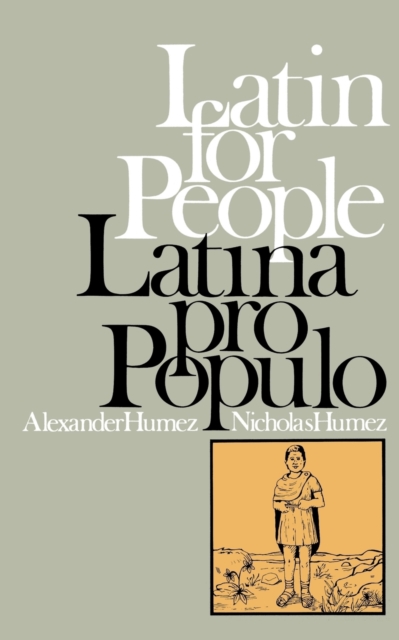 Latin for People / Latina Pro Populo, Paperback / softback Book