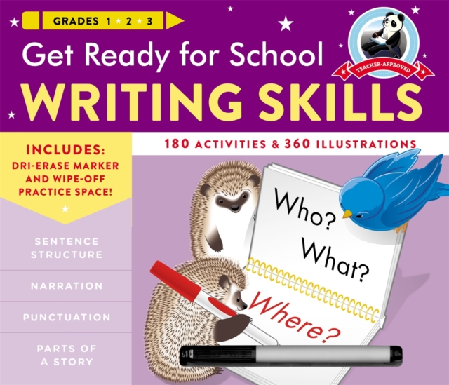Get Ready for School Writing Skills, Spiral bound Book