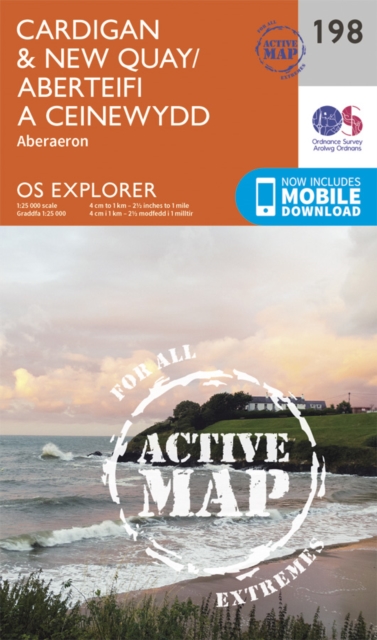 Cardigan and New Quay, Aberaeron, Sheet map, folded Book