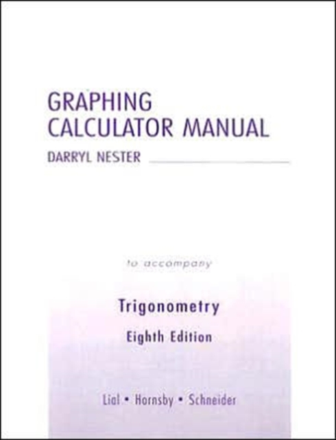 Graphing Calculator Manual, Paperback Book
