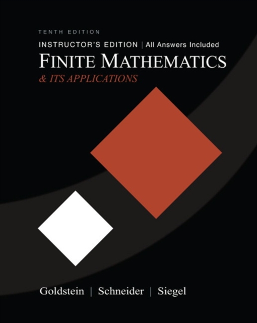 Finite Mathematics and Its Applications, Hardback Book