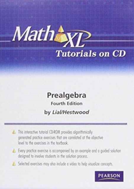 MathXL Tutorials on CD for Prealgebra, CD-ROM Book