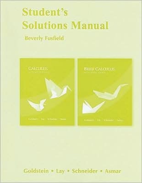 Student Solutions Manual for Calculus and Its Applications, Paperback Book
