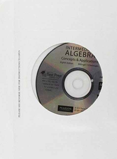 Intermediate Algebra : Concepts and Applications, CD-ROM Book