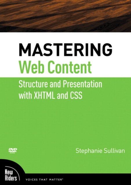 Mastering Web Content: Structure and Presentation with XHTML and CSS, DVD-ROM Book