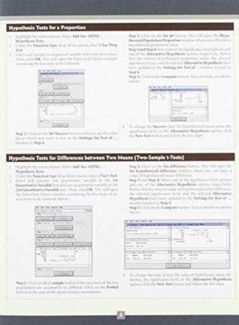 Excel 2007 with DDXL Study Card for Business Statistics, Cards Book