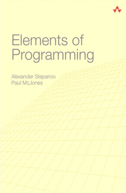 Elements of Programming, PDF eBook