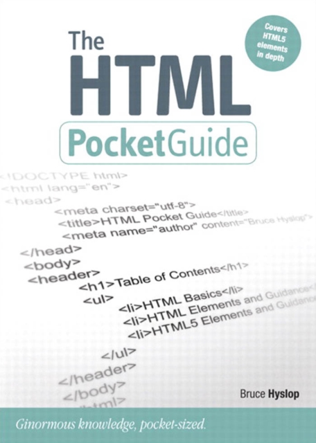 HTML Pocket Guide, The, PDF eBook