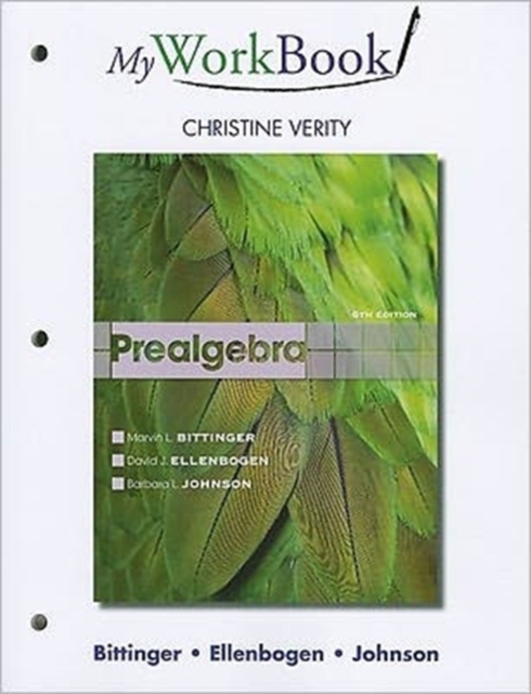 MyWorkBook for Prealgebra, Paperback Book