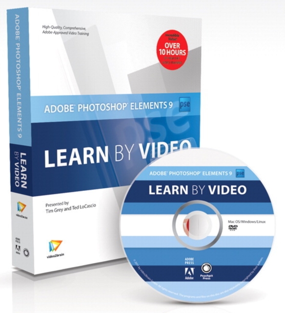 Adobe Photoshop Elements 9 : Learn by Video, Mixed media product Book