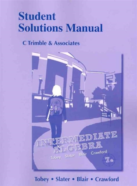 Student Solutions Manual for Intermediate Algebra, Paperback Book