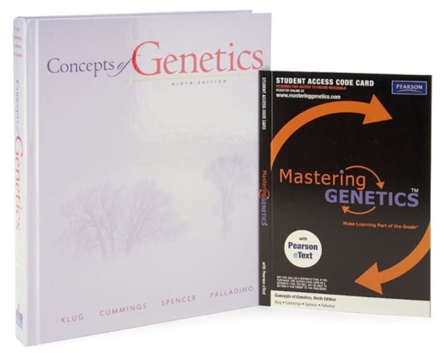 Concepts of Genetics with MasteringGenetics, Mixed media product Book