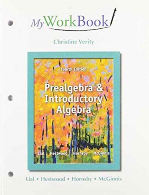 MyWorkBook for Prealgebra and Introductory Algebra, Paperback / softback Book