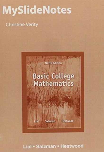 MySlideNotes for Basic College Mathematics, Paperback / softback Book