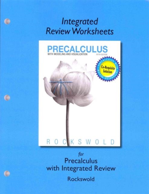 Integrated Review Worksheets plus MyMathLab for Precalculus with Integrated Review -- Access Card Package, Mixed media product Book