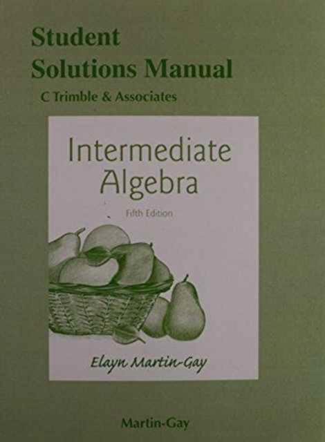 Student's Solutions Manual for Intermediate Algebra, Paperback / softback Book