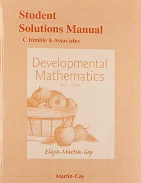 Student Solutions Manual for Developmental Mathematics, Paperback / softback Book