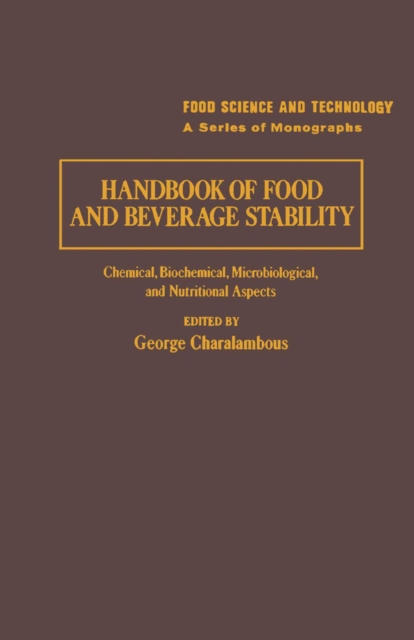 Handbook of Food and Beverage Stability, PDF eBook