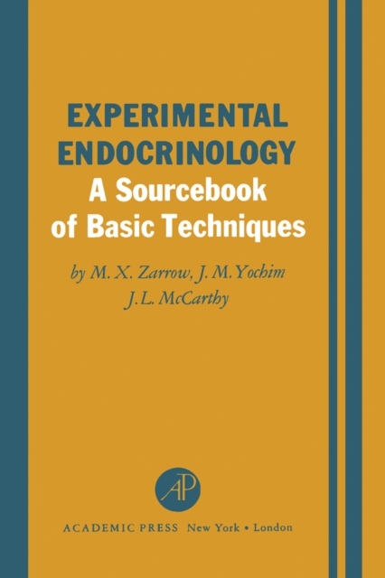 Experimental Endocrinology : A Sourcebook of Basic Techniques, PDF eBook