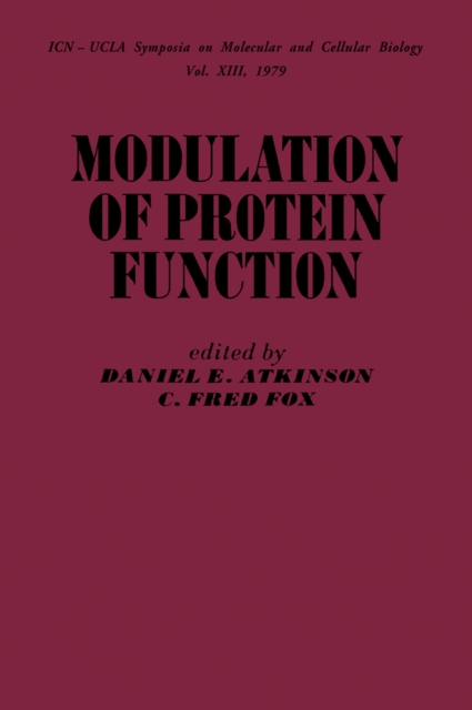 Modulation of Protein Function, PDF eBook