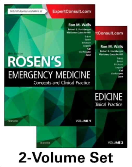 Rosen's Emergency Medicine: Concepts and Clinical Practice : 2-Volume Set, Hardback Book