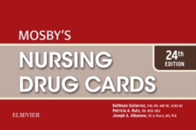 Mosby's Nursing Drug Cards, Cards Book