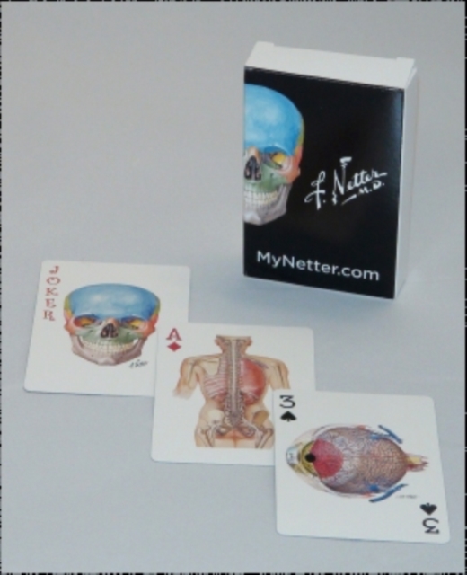 Netter Playing Cards : Netter's Anatomy Art Card Deck (Single Pack), Cards Book