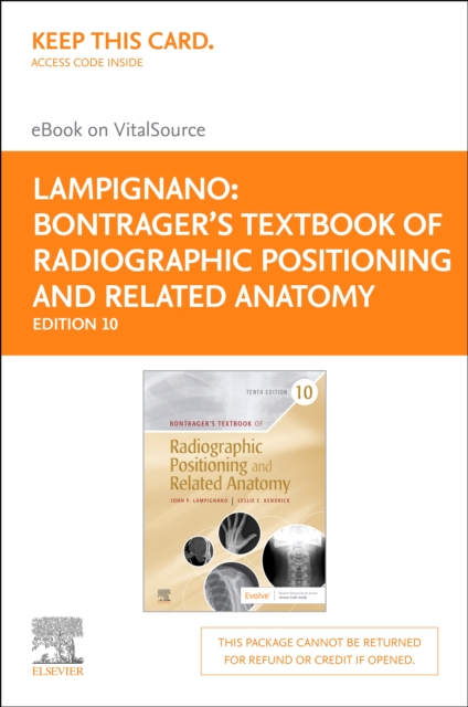 Bontrager's Textbook of Radiographic Positioning and Related Anatomy - E-Book : Bontrager's Textbook of Radiographic Positioning and Related Anatomy - E-Book, PDF eBook