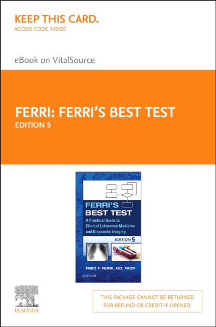 Ferri's Best Test - E-Book : A Practical Guide to Laboratory Medicine and Diagnostic Imaging E-Book, PDF eBook