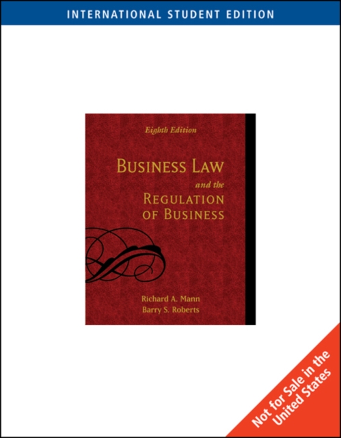 Business Law and the Regulation of Business, International Edition, Paperback / softback Book