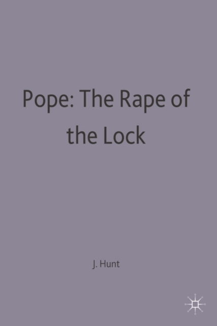 Pope: The Rape of the Lock, Paperback / softback Book