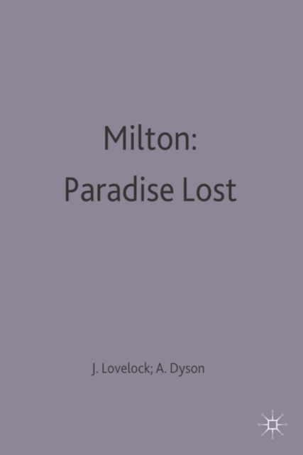 Milton: Paradise Lost, Paperback / softback Book