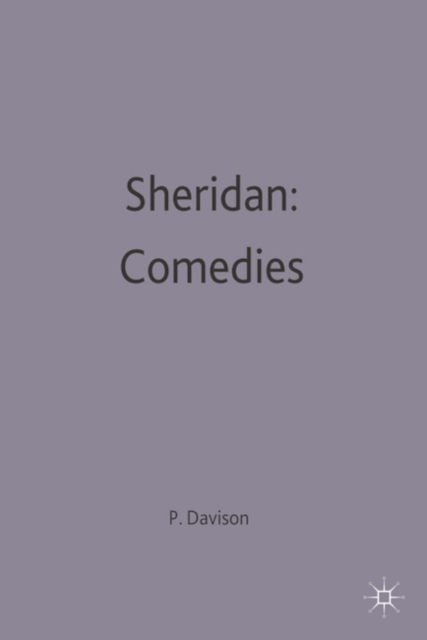 Sheridan: Comedies, Paperback / softback Book