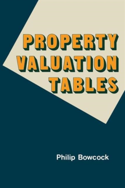 Property Valuation Tables, Paperback / softback Book